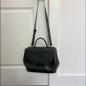 Polene Numero Un black calf pebbled leather. In great condition w/Original box